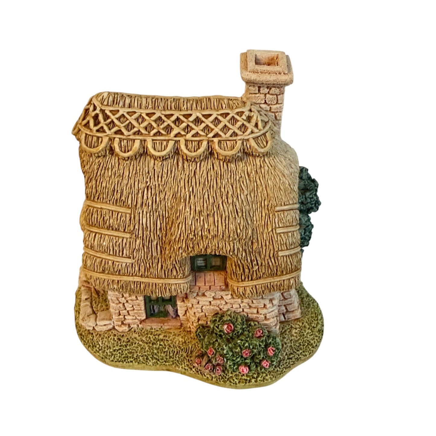 Vintage 1995 Lilliput Lane Button Down Thatched Cottage Figurine England