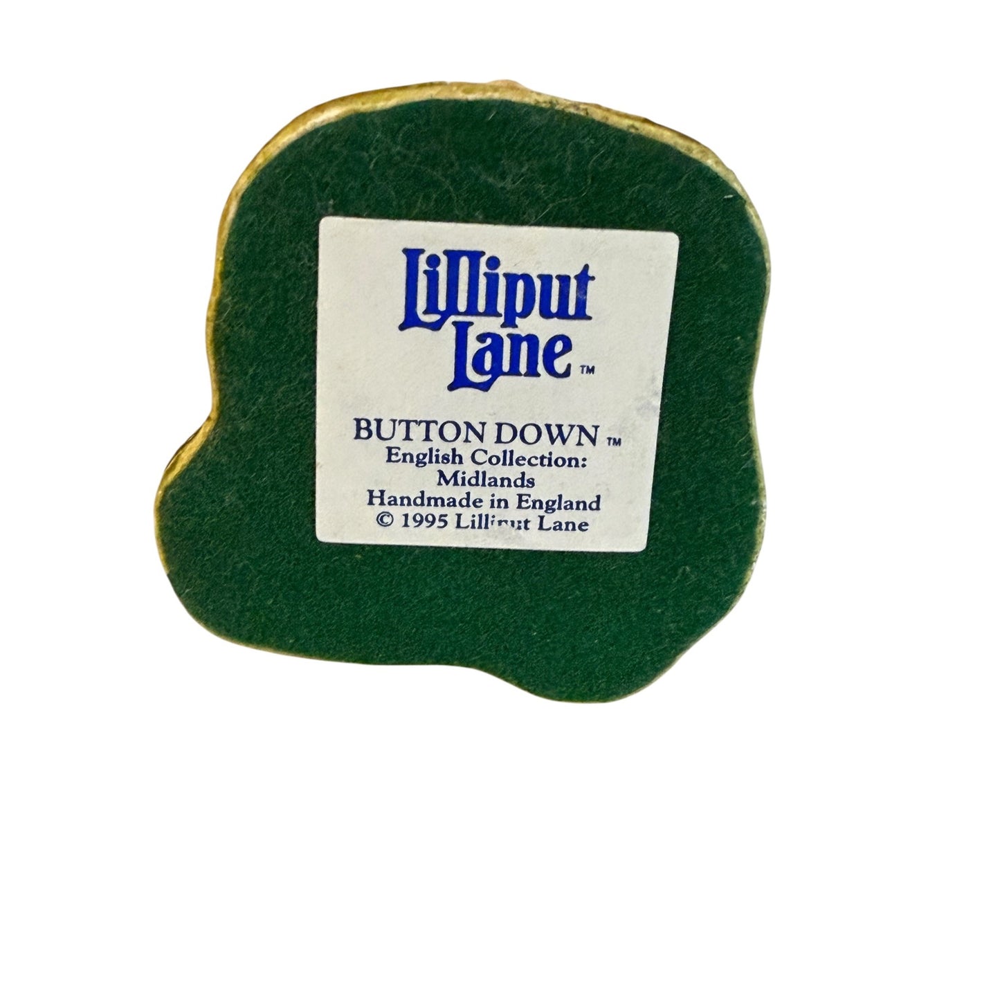 Vintage 1995 Lilliput Lane Button Down Thatched Cottage Figurine England
