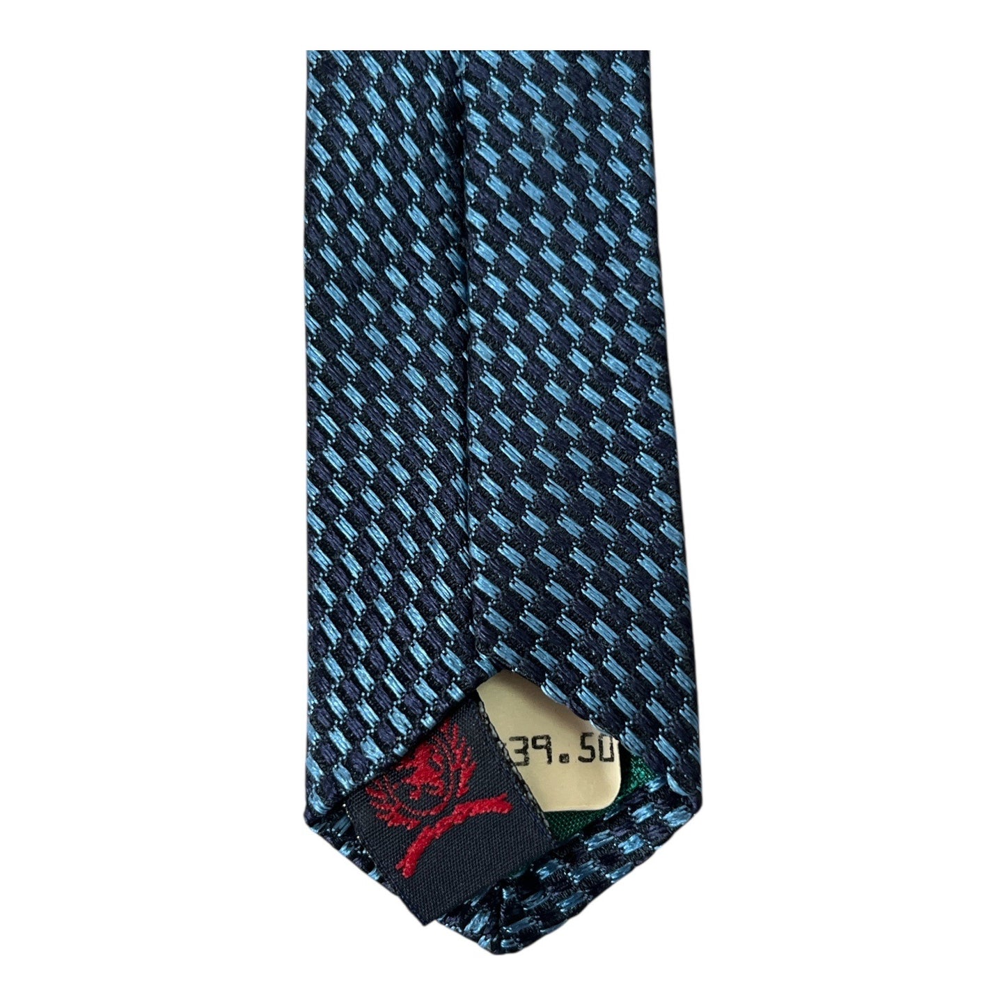 Tommy Hilfiger 100% Silk Tie Yellow Geometric Pattern Made in USA