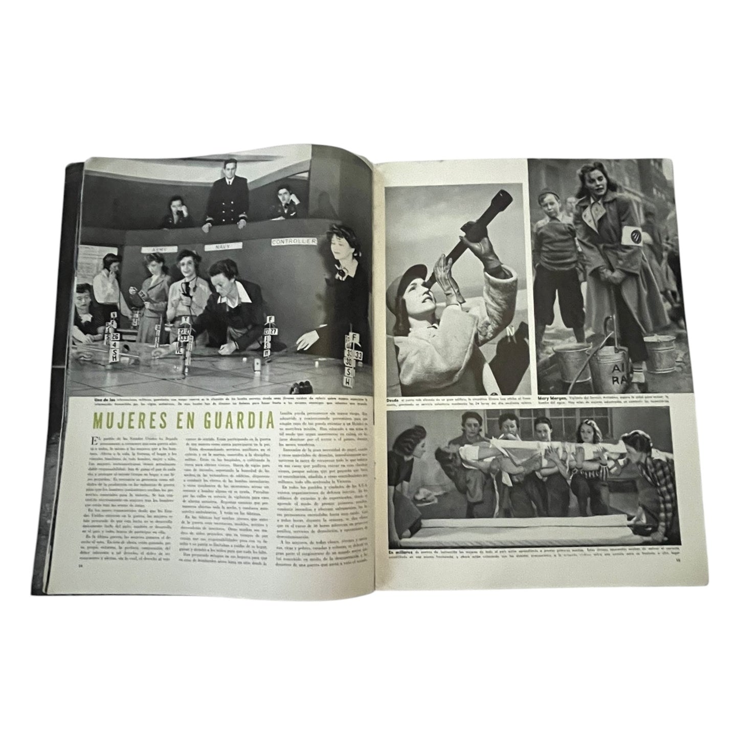Vintage En Guardia Magazine Año 1 No 11 Spanish WWII Era Military Publication w Insert