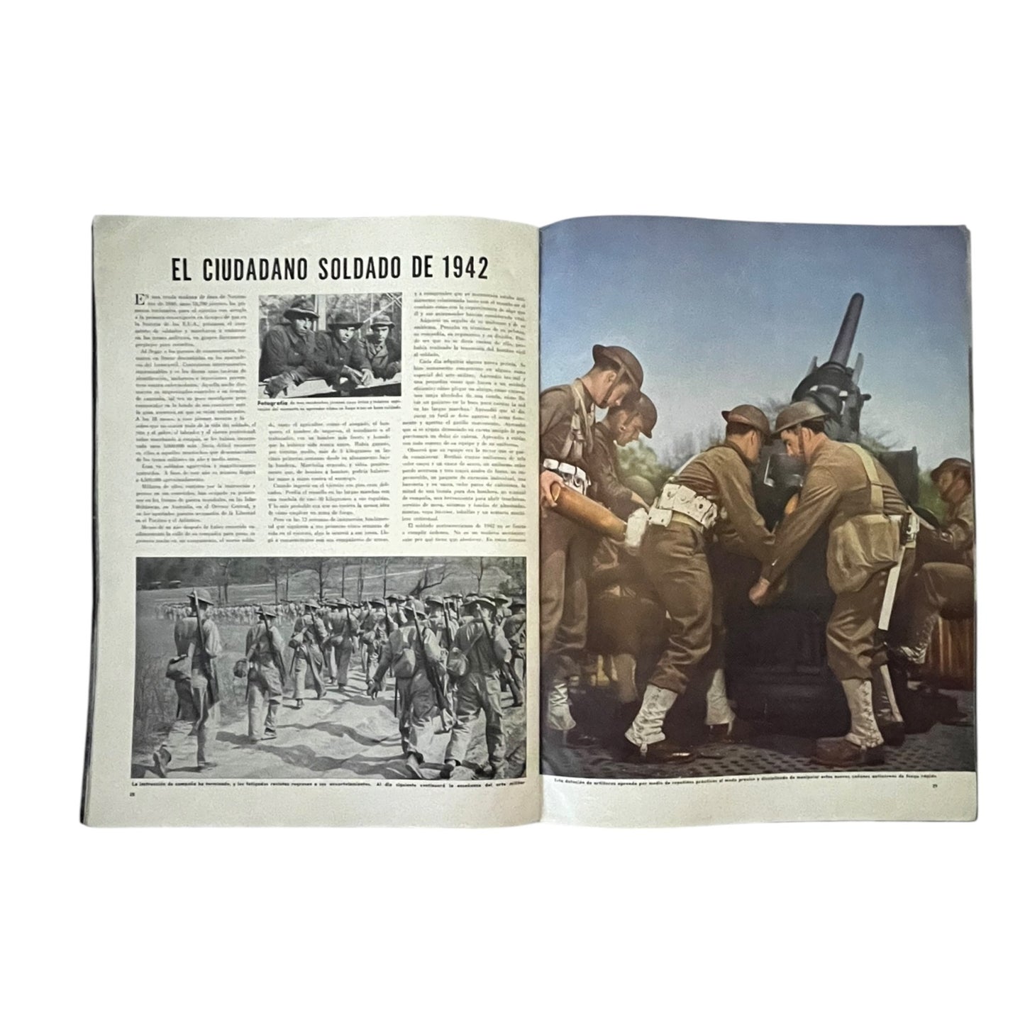 Vintage En Guardia Magazine Año 1 No 11 Spanish WWII Era Military Publication w Insert