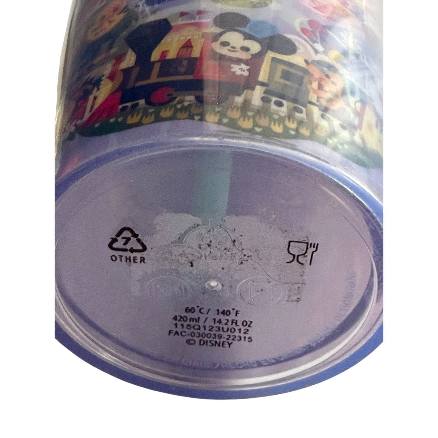 Disney Parks Castle Dome Tumbler with Straw Fantasyland Fireworks Mickey 14.2 oz