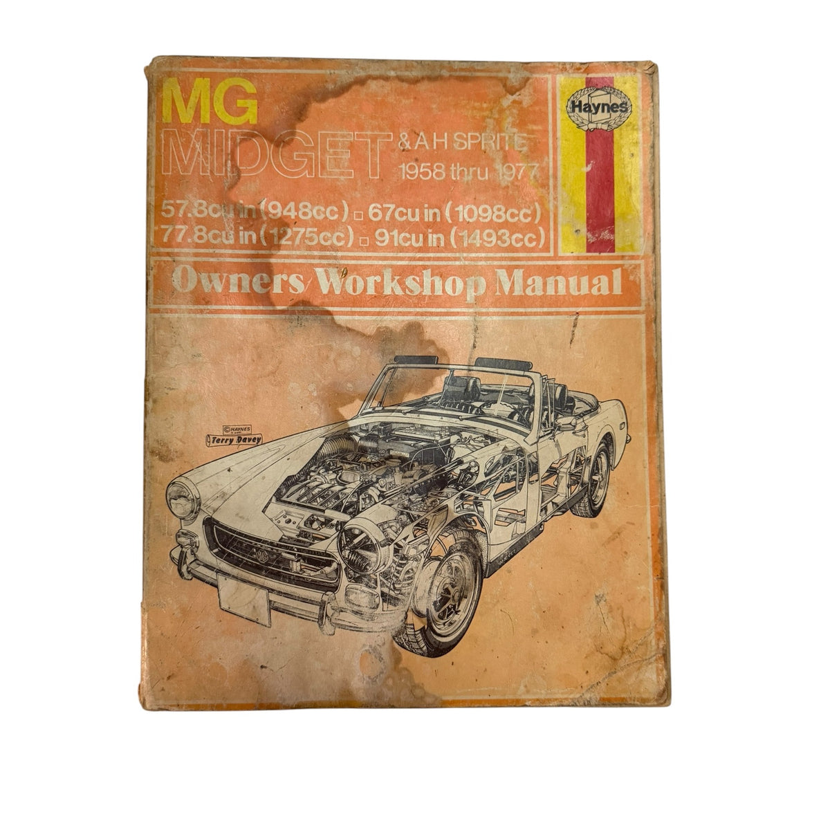 1977 Haynes MG Midget Austin Healey Sprite 1958-1977 Workshop Repair Manual