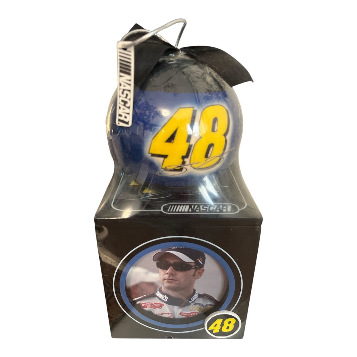 2004 Jimmie Johnson NASCAR 48 Lowes Chevrolet Enesco Christmas Ornament Sealed