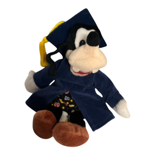 Disney Grad Nite Goofy Bean Bag Plush NWT – Graduation Cap & Gown – 1990s Vintage