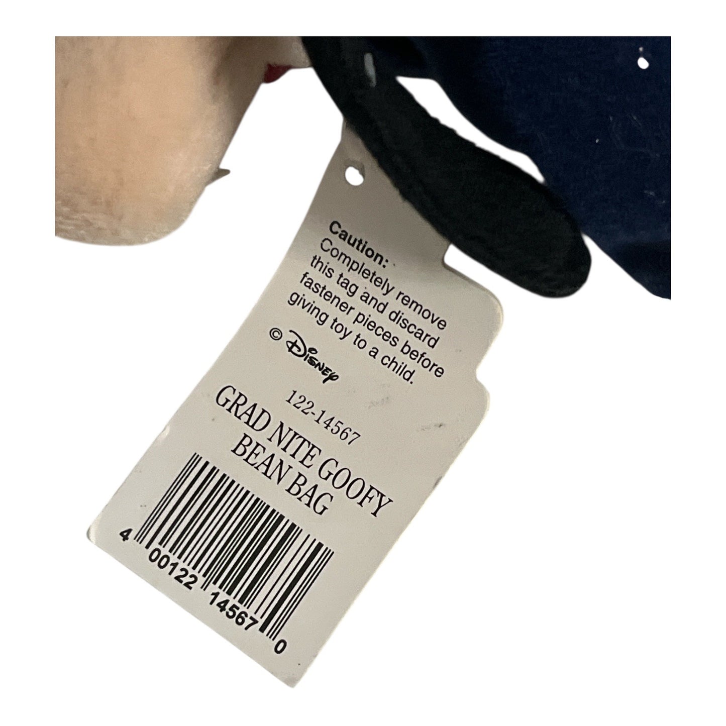 Disney Grad Nite Goofy Bean Bag Plush NWT – Graduation Cap & Gown – 1990s Vintage