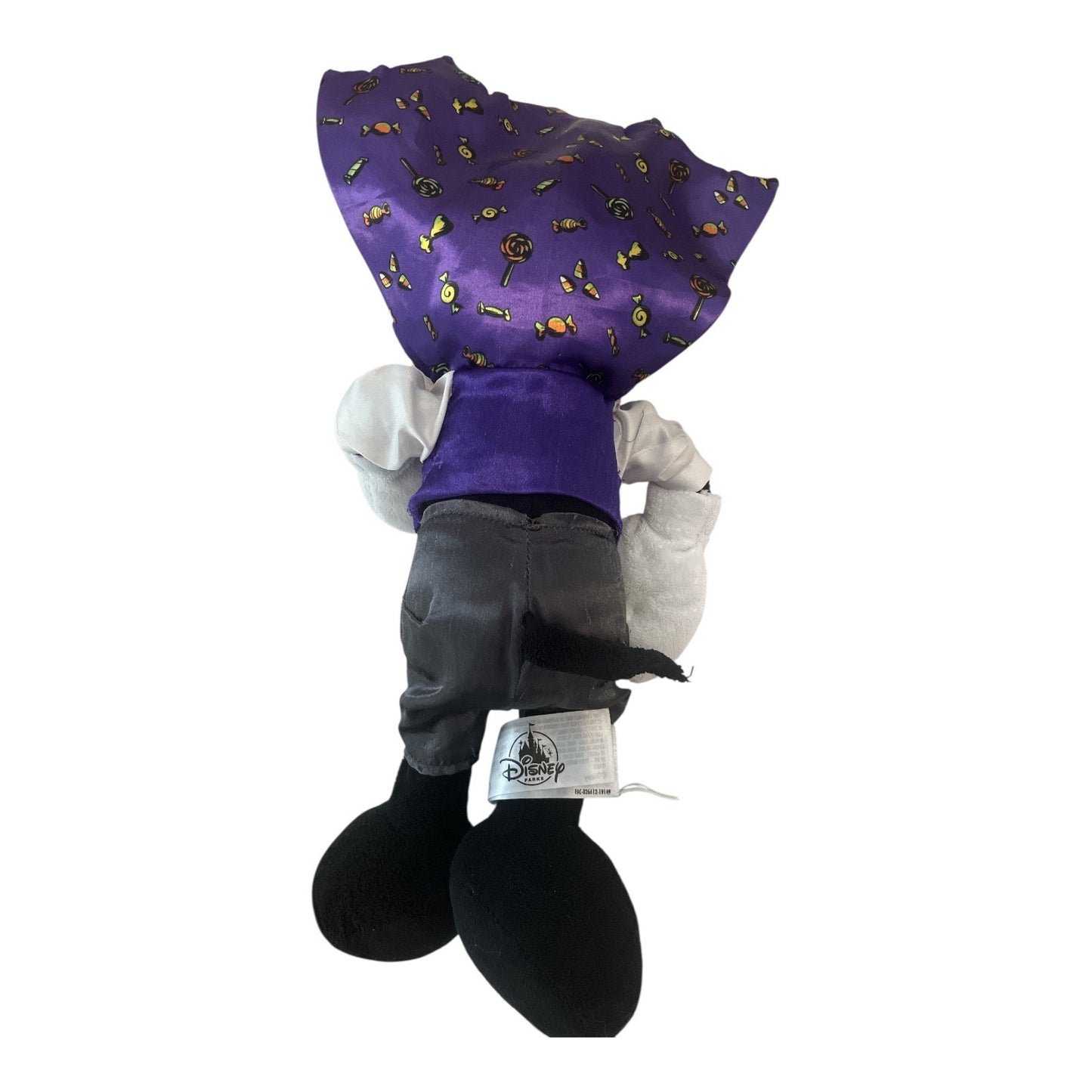 Vintage Disney Store Dracula Mickey Mouse Plush – Halloween Vampire Costume – 14” – 2000s