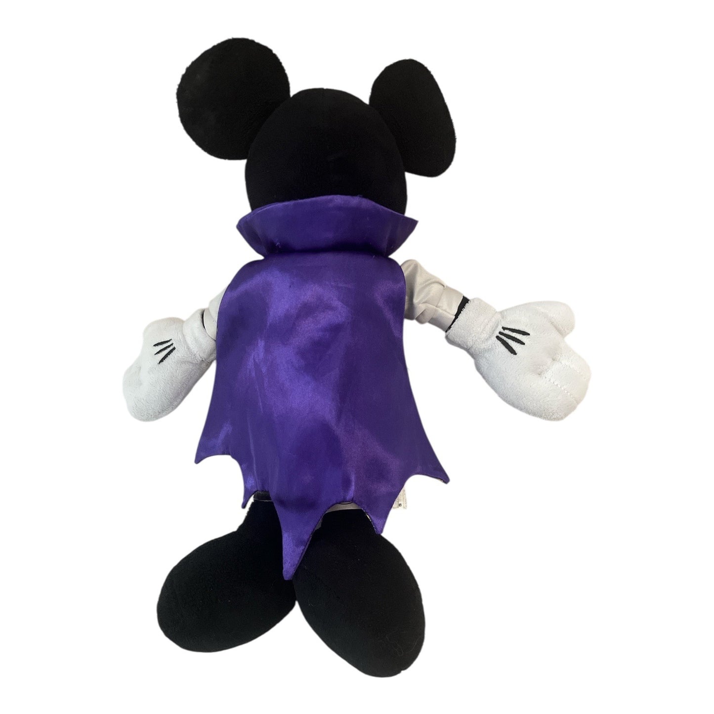 Vintage Disney Store Dracula Mickey Mouse Plush – Halloween Vampire Costume – 14” – 2000s