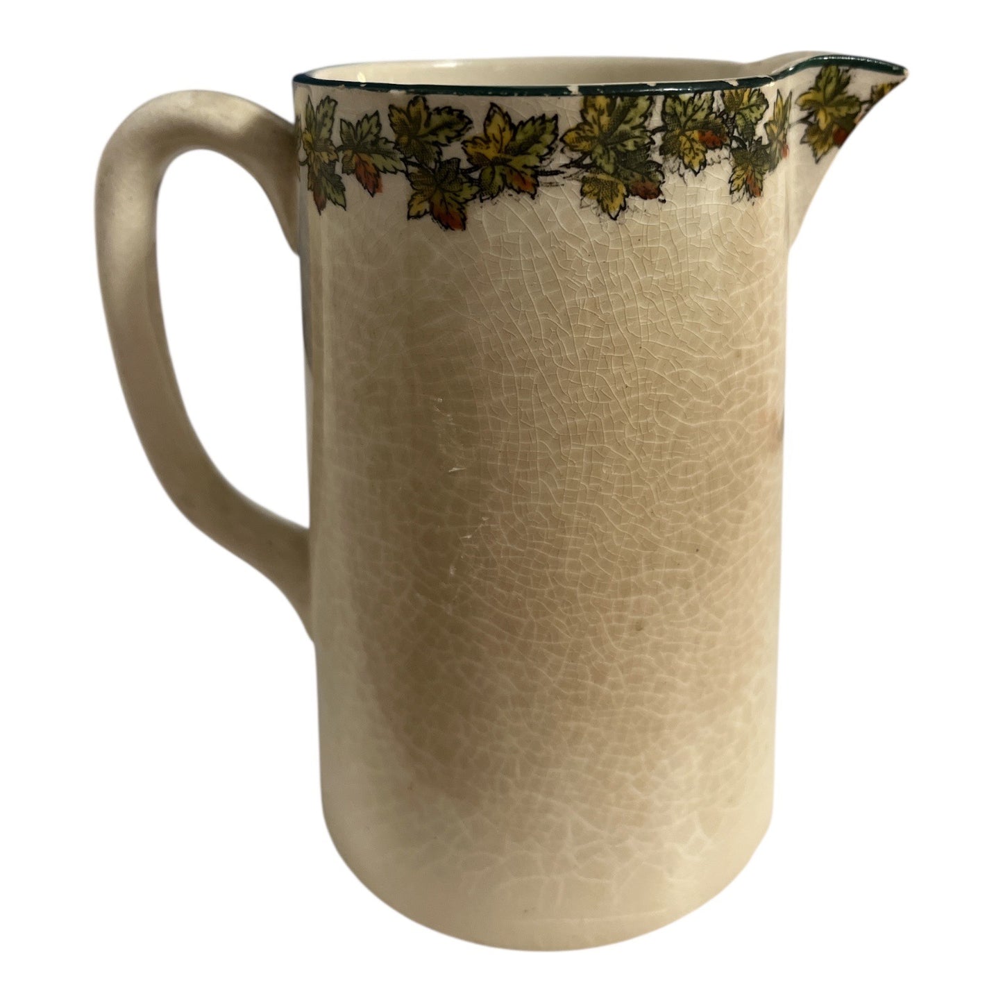 Vintage Beardmore & Co Sutherland Art Ware Dominion of Canada Pitcher Hand Painted