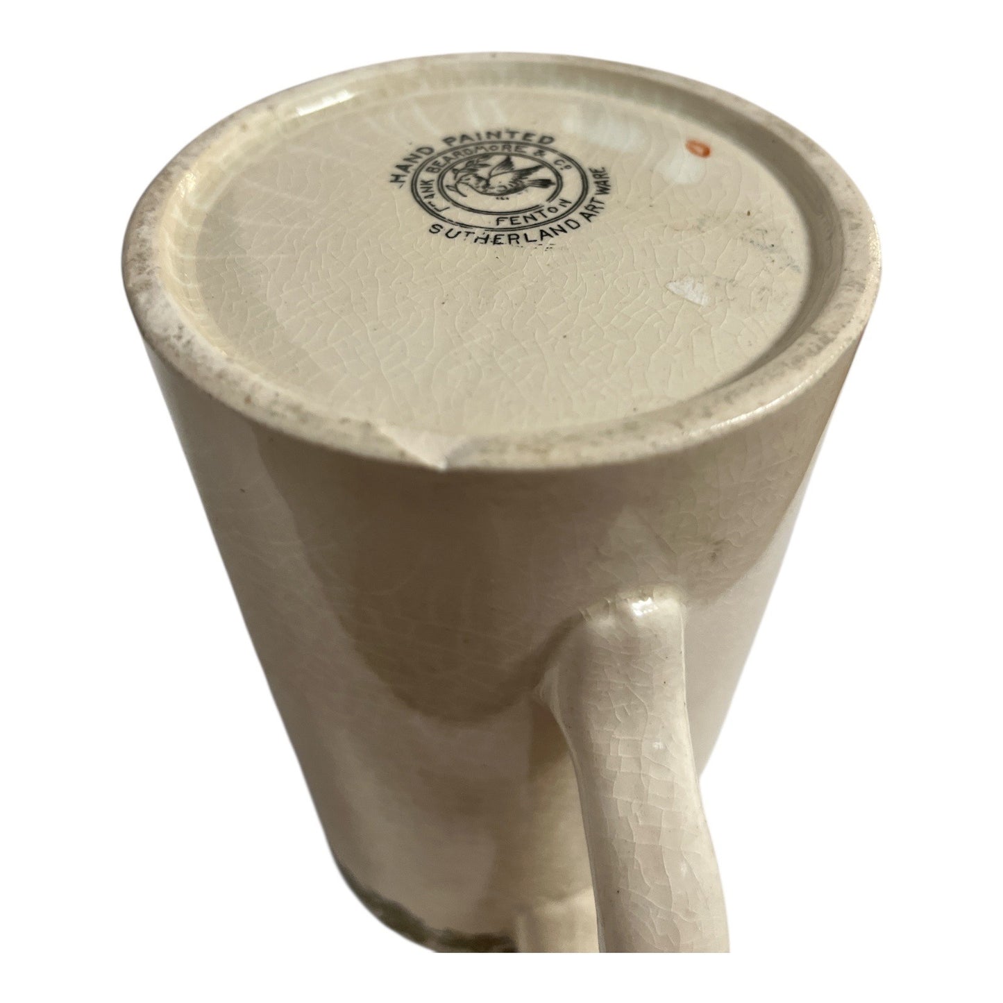 Vintage Beardmore & Co Sutherland Art Ware Dominion of Canada Pitcher Hand Painted