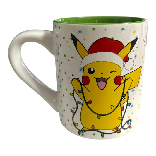 Pokémon Pikachu Christmas Mug – 14 oz Ceramic – Silver Buffalo 2021