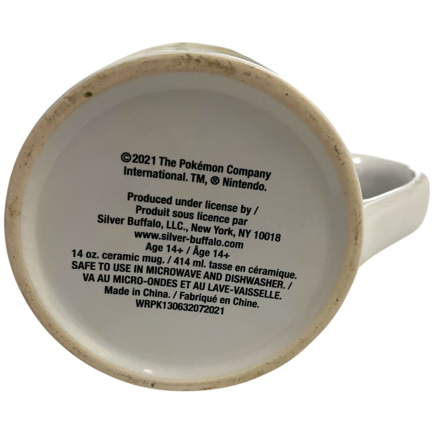 Pokémon Pikachu Christmas Mug – 14 oz Ceramic – Silver Buffalo 2021