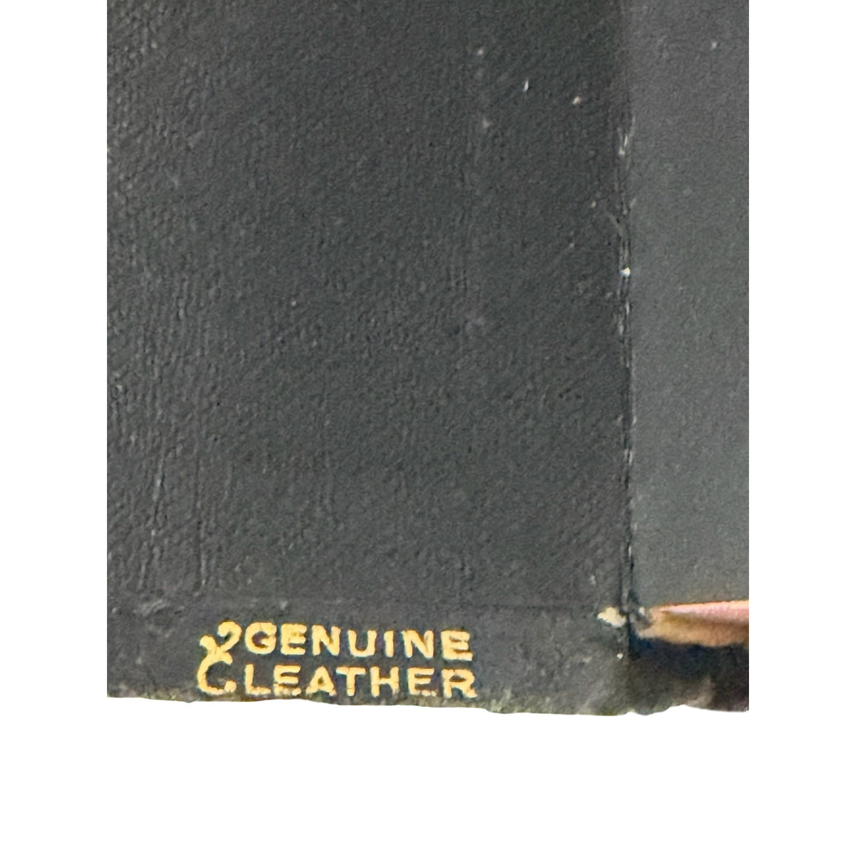 Antique A.J. Holman New Testament Psalms Pocket Bible Genuine Leather Snap Cover Red Letter