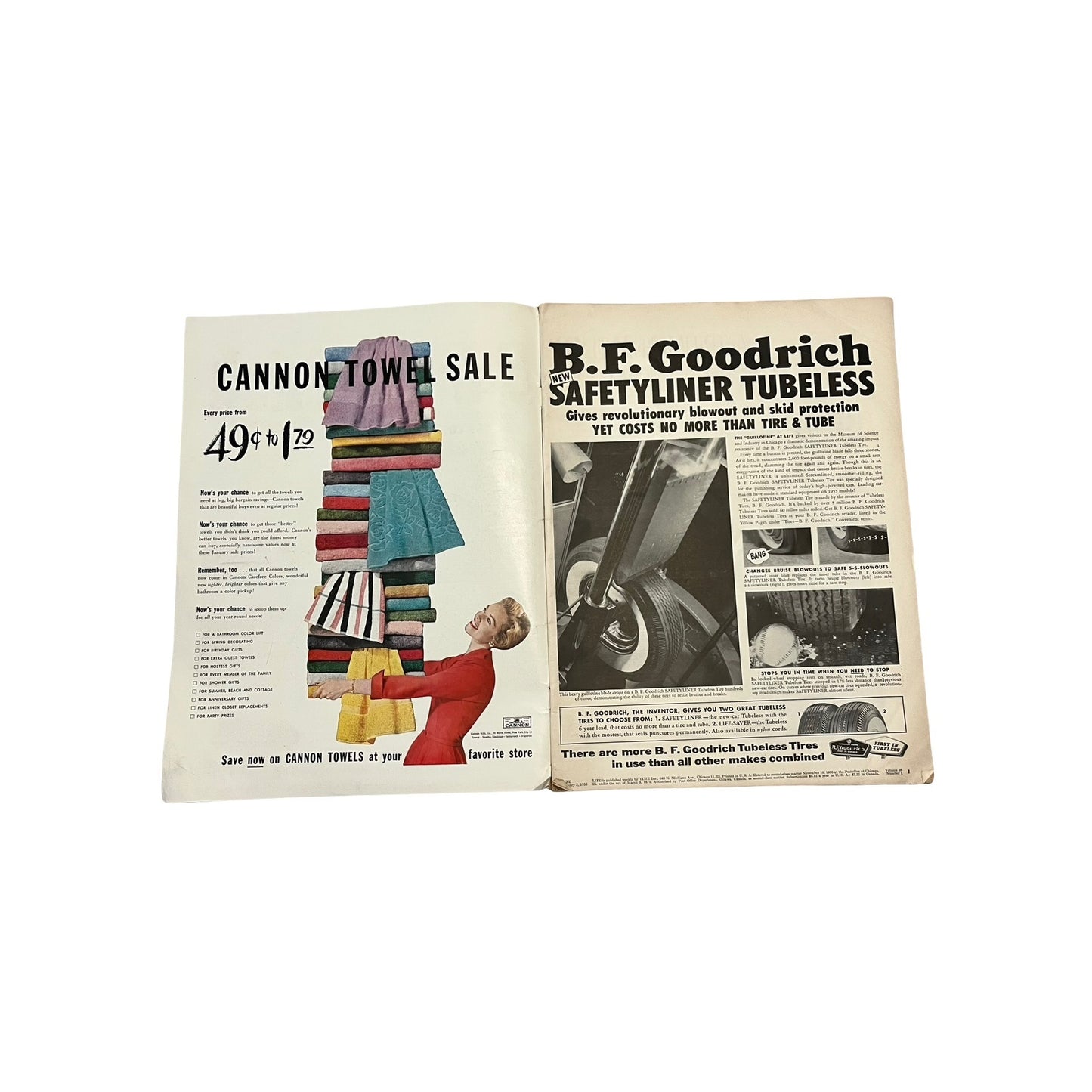 Vintage LIFE Magazine Lot 1955 Food Issue 1965 Ads Coca Cola Campbell Soup Whiskey Mid Century