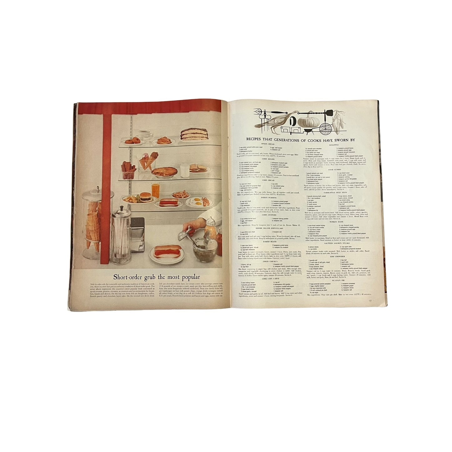Vintage LIFE Magazine Lot 1955 Food Issue 1965 Ads Coca Cola Campbell Soup Whiskey Mid Century