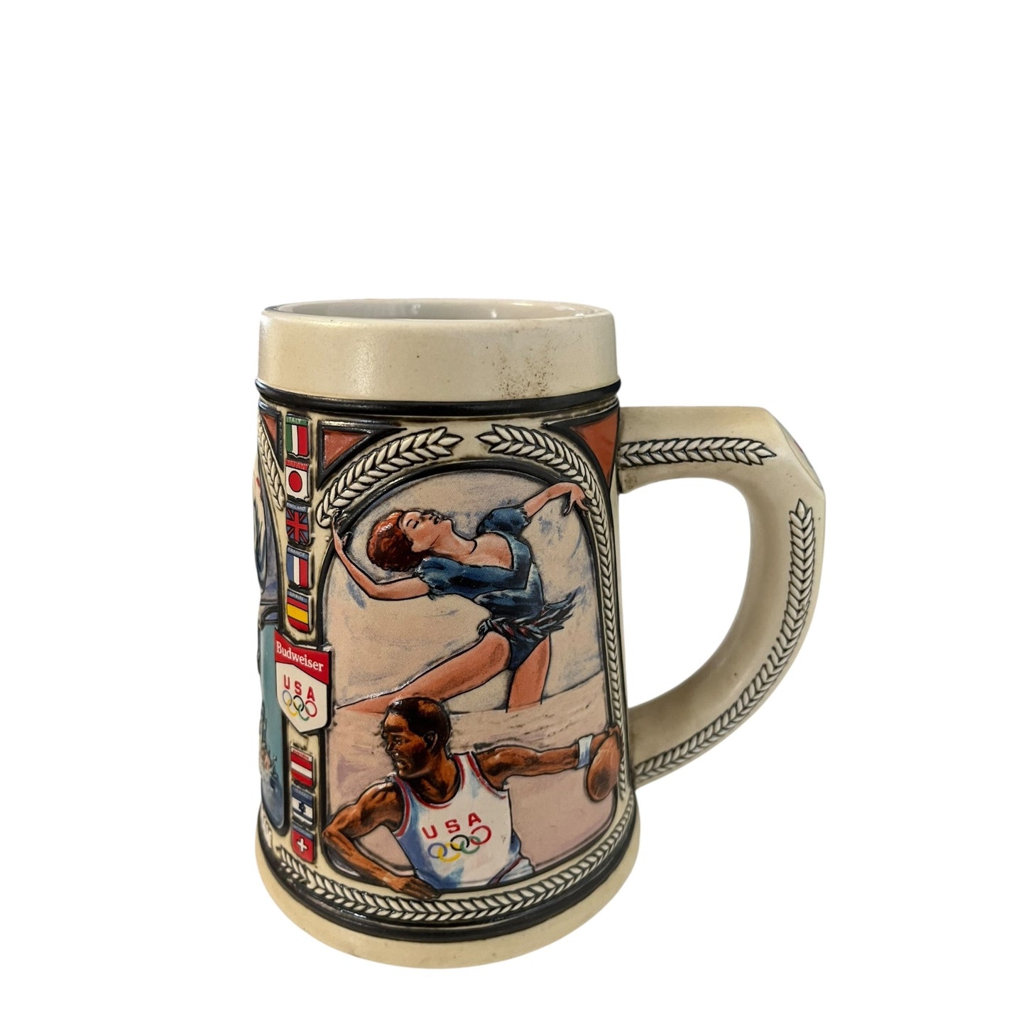 1992 USA Olympic Team Budweiser Stein Mug Vintage Beer Mug Atlanta Olympics