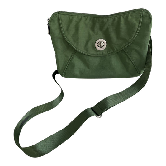 Baggallini Green Nylon Crossbody Bag – Appears Unused, Flaw on Strap