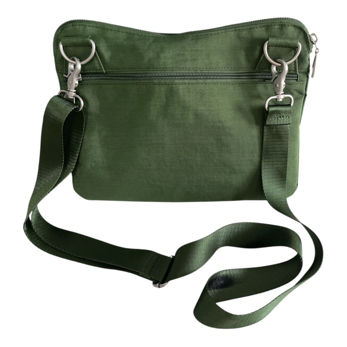 Baggallini Green Nylon Crossbody Bag – Appears Unused, Flaw on Strap