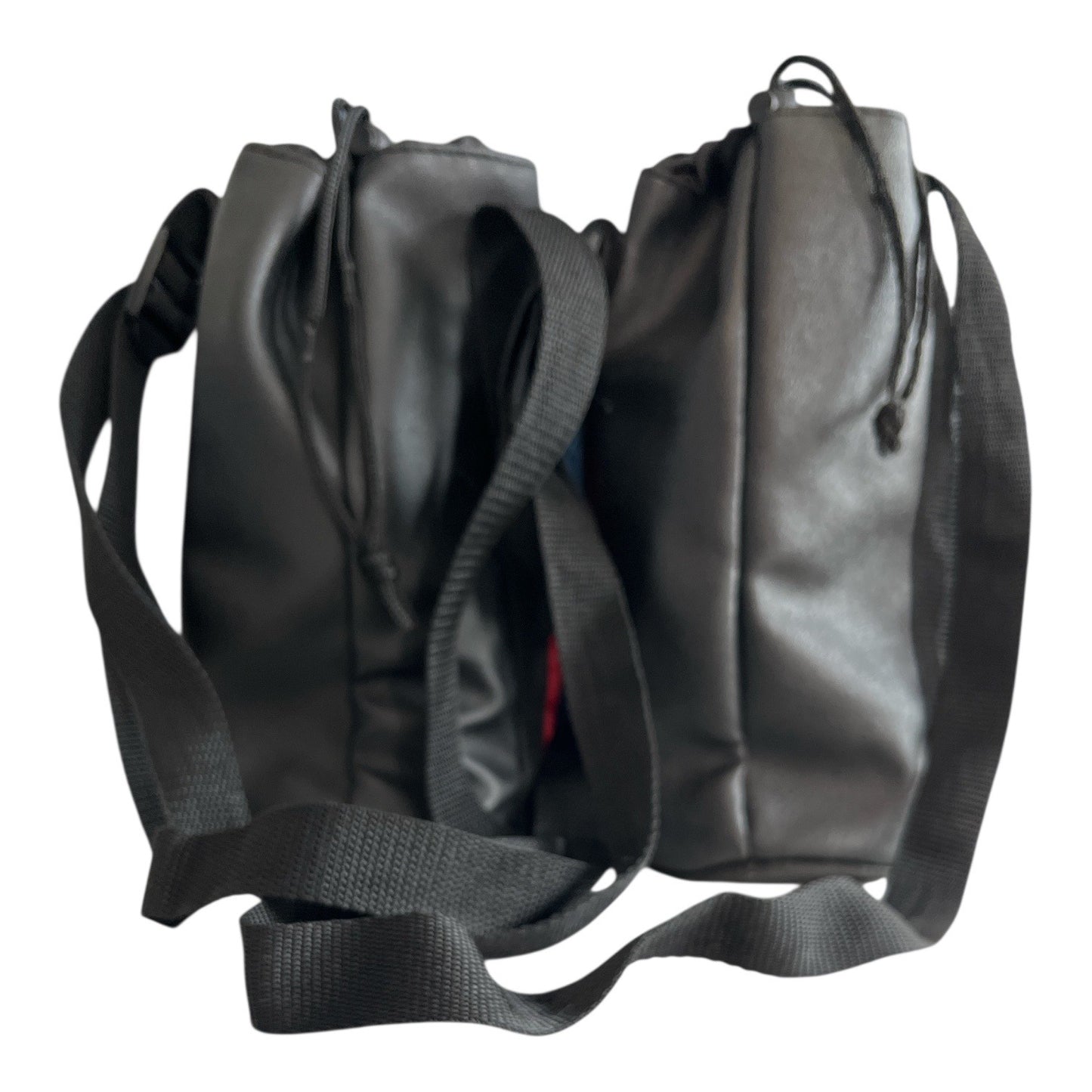 Carnival Cruise Line Insulated Drink Coolers Set of 2 Red Blue Strap Holders