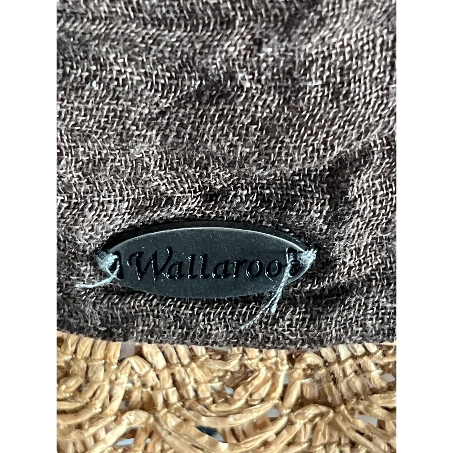 Wallaroo Hat Company Emma Women’s Sun Hat Brown Band Wide Brim Paper Braid