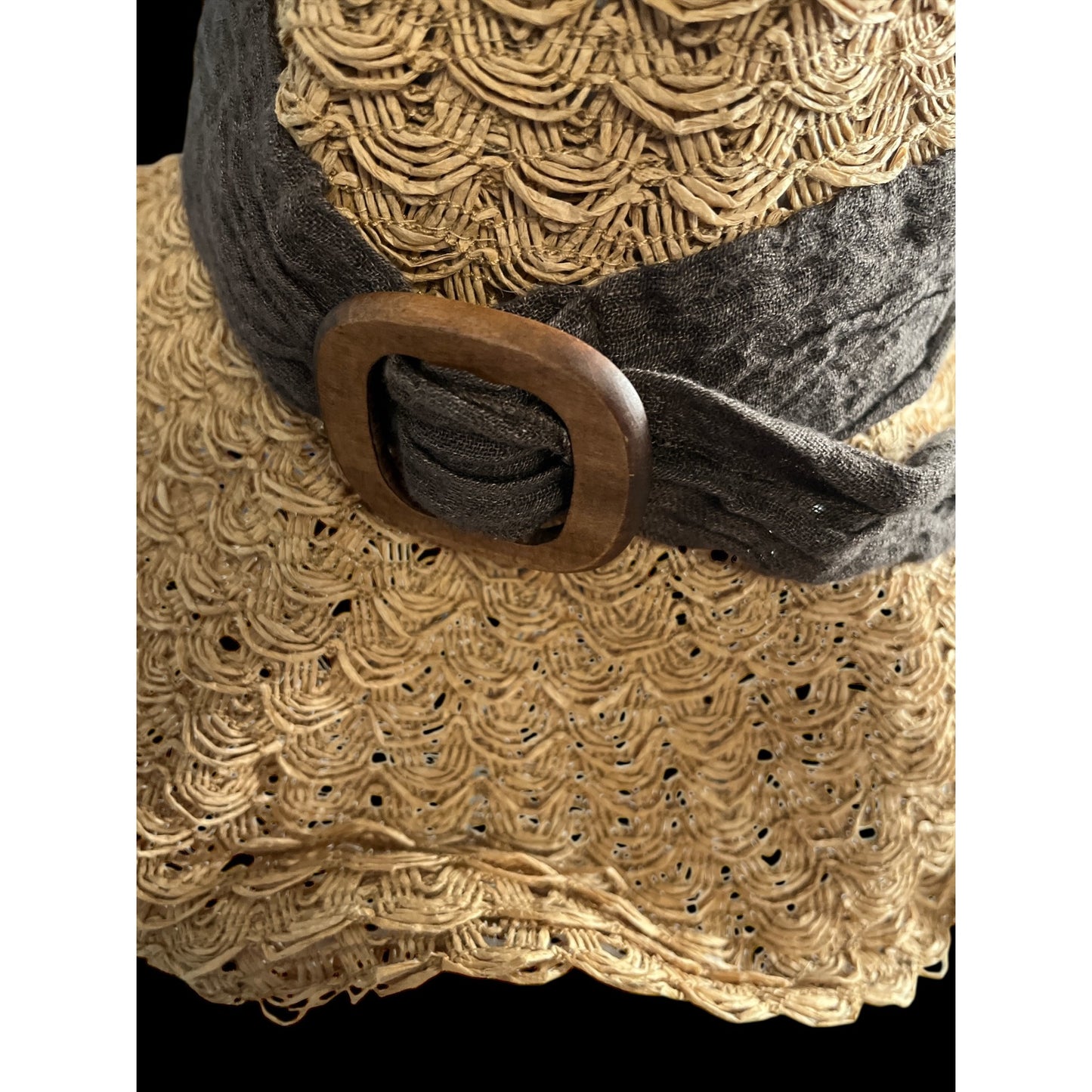 Wallaroo Hat Company Emma Women’s Sun Hat Brown Band Wide Brim Paper Braid