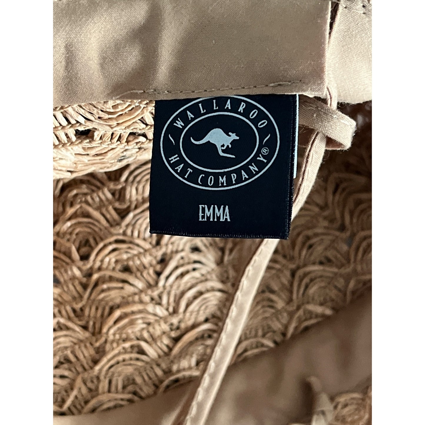 Wallaroo Hat Company Emma Women’s Sun Hat Brown Band Wide Brim Paper Braid