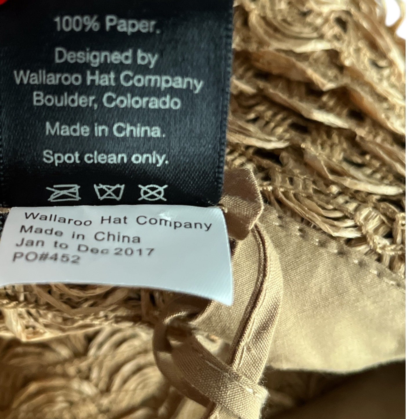 Wallaroo Hat Company Emma Women’s Sun Hat Brown Band Wide Brim Paper Braid