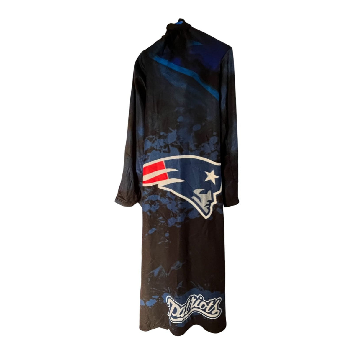 New England Patriots NFL Wearable Blanket Robe Oversized 52 Inch
