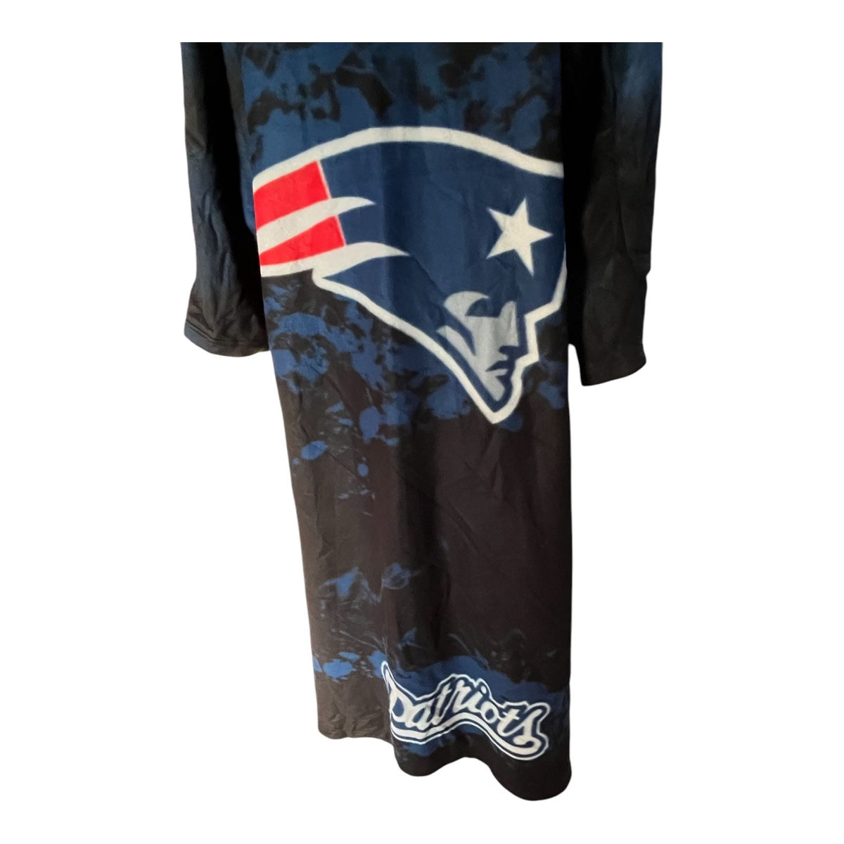 New England Patriots NFL Wearable Blanket Robe Oversized 52 Inch