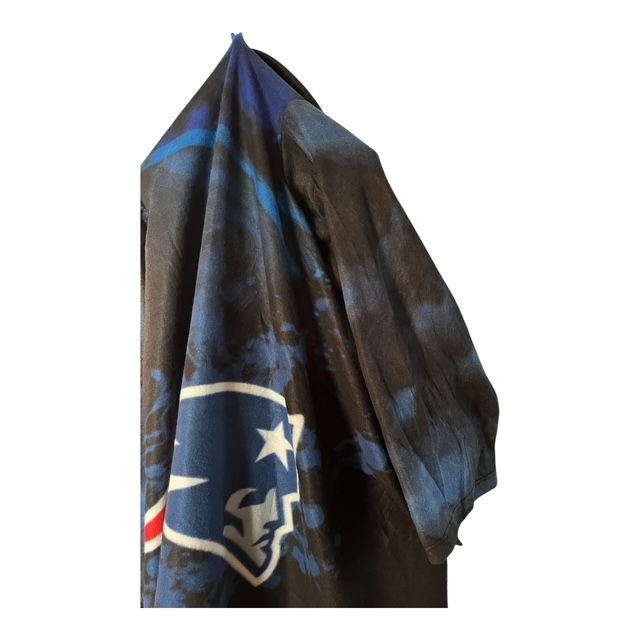 New England Patriots NFL Wearable Blanket Robe Oversized 52 Inch