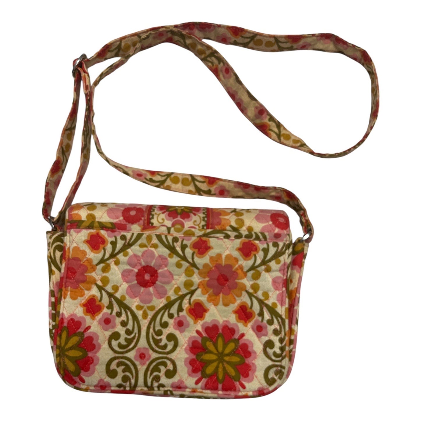 Vera Bradley Crossbody Bag – Vibrant Floral Pattern