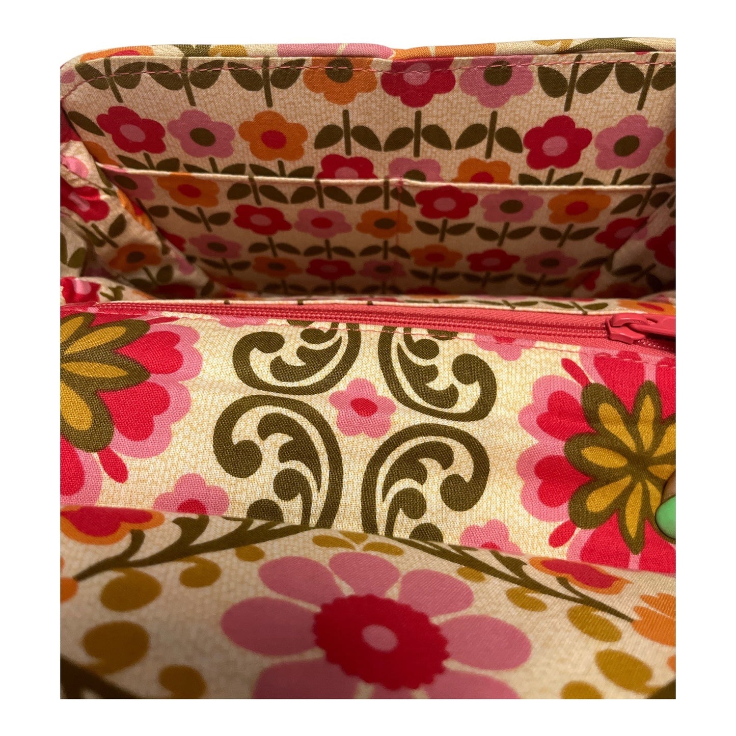 Vera Bradley Crossbody Bag – Vibrant Floral Pattern