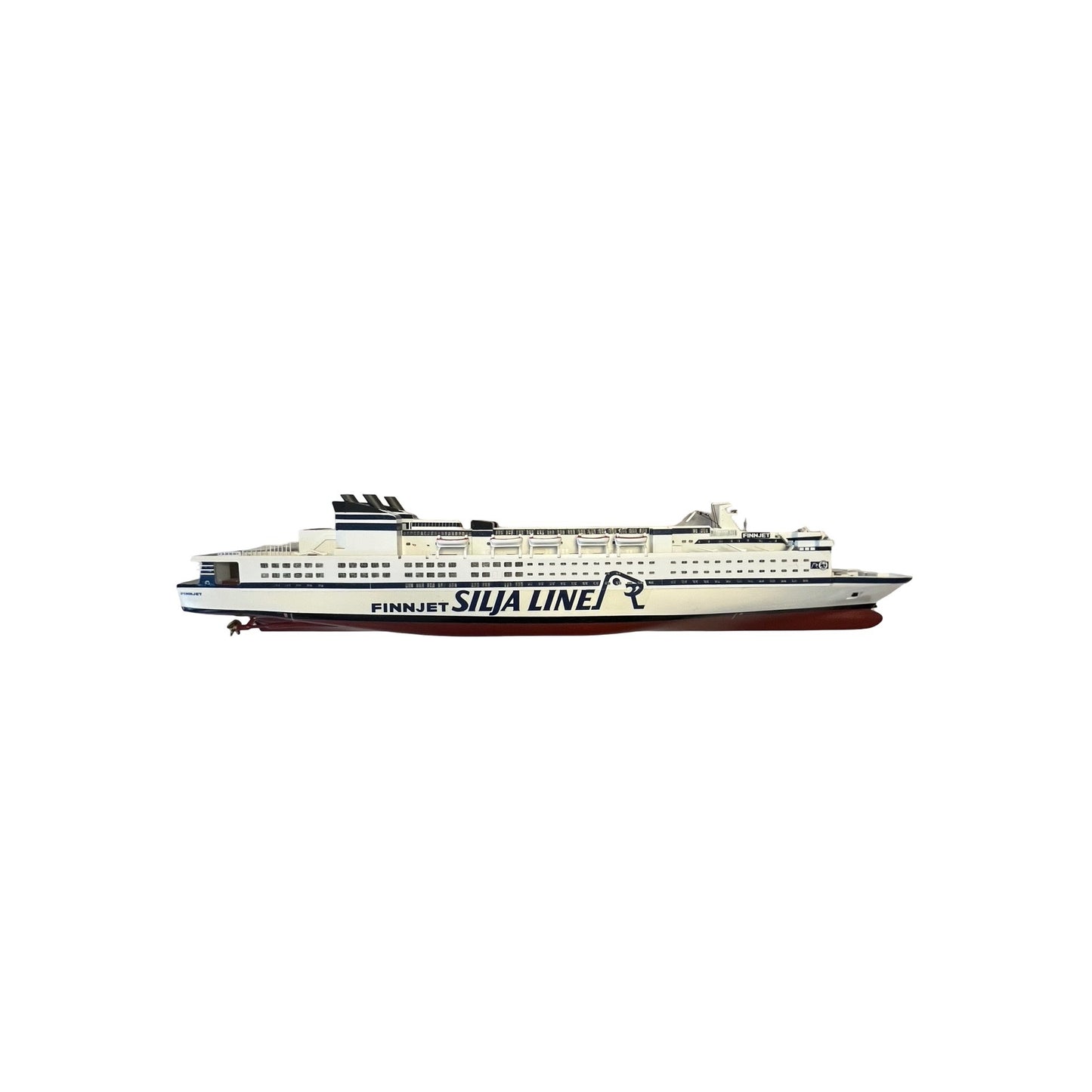 Silja Line Finnjet Ship Model 21” Ferry Boat Maritime Display Cruise Ship Vintage