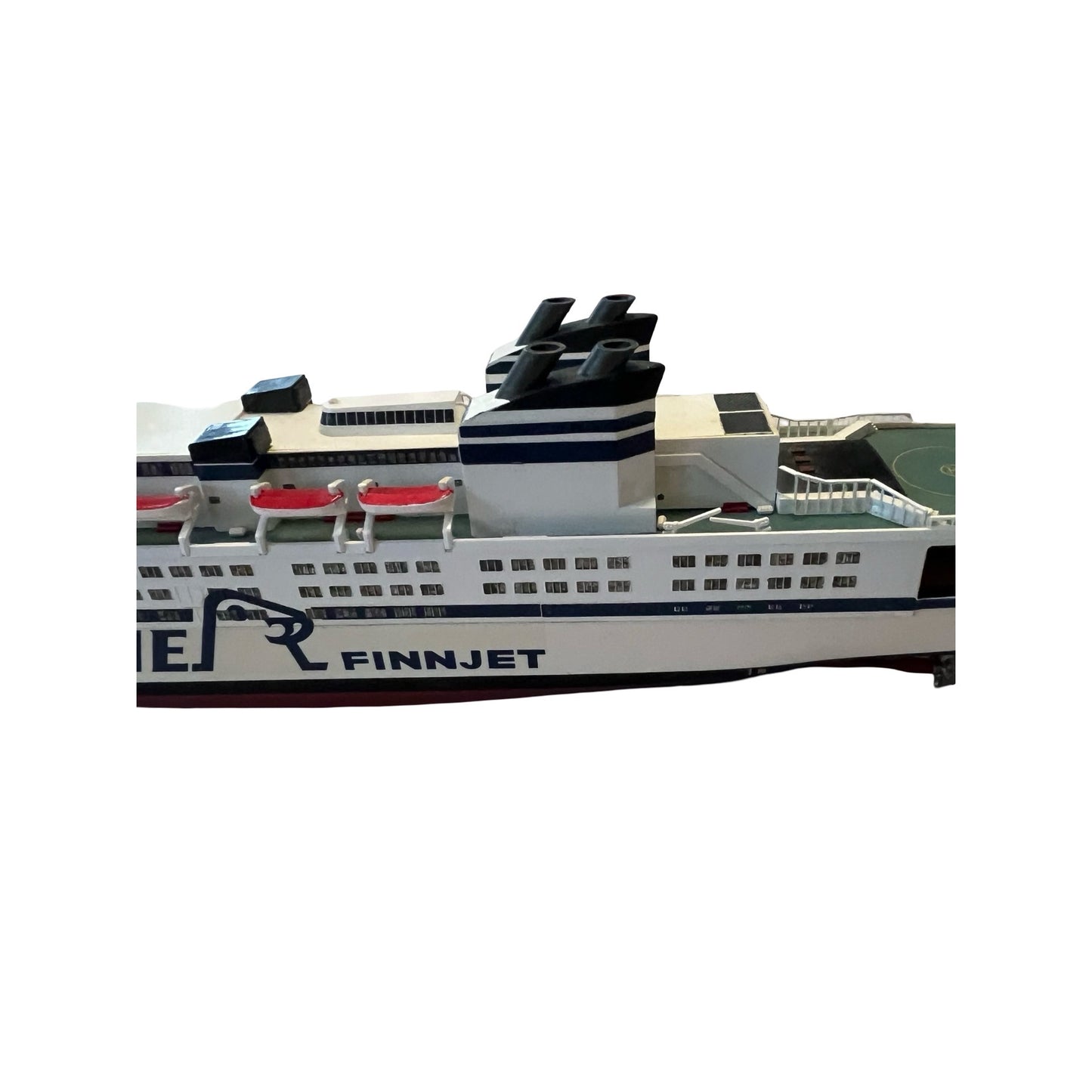 Silja Line Finnjet Ship Model 21” Ferry Boat Maritime Display Cruise Ship Vintage