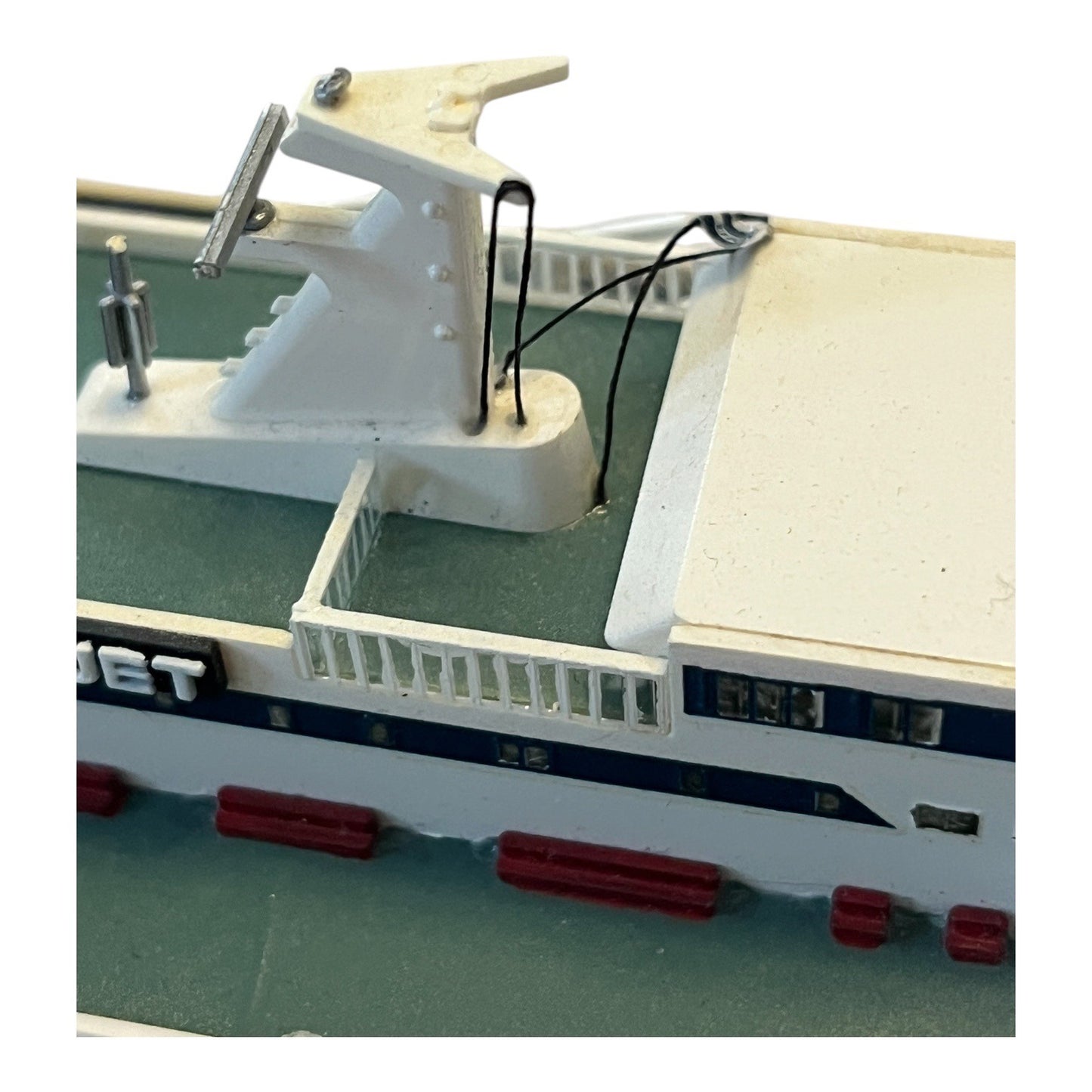 Silja Line Finnjet Ship Model 21” Ferry Boat Maritime Display Cruise Ship Vintage
