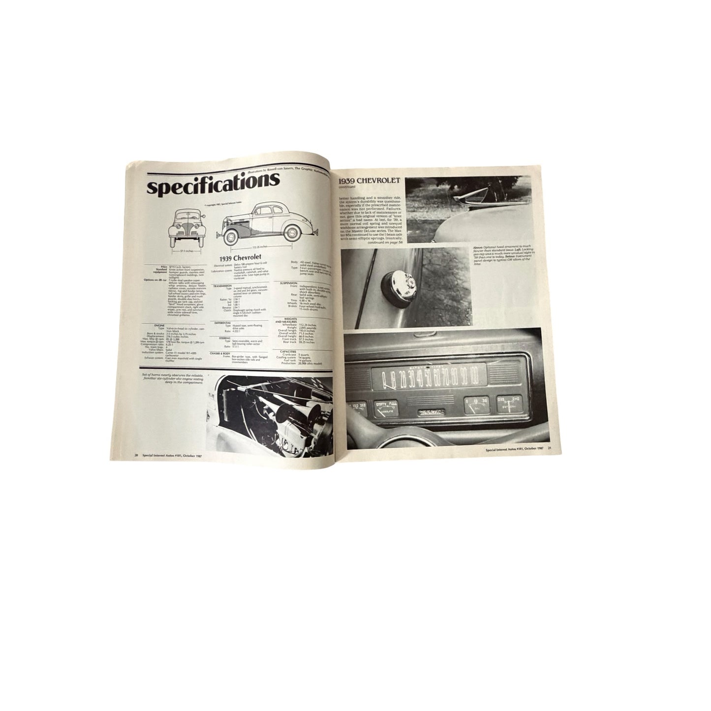 5 Vintage Special Interest Autos SIA Magazines 1980s BMW Cadillac Packard Car Lot