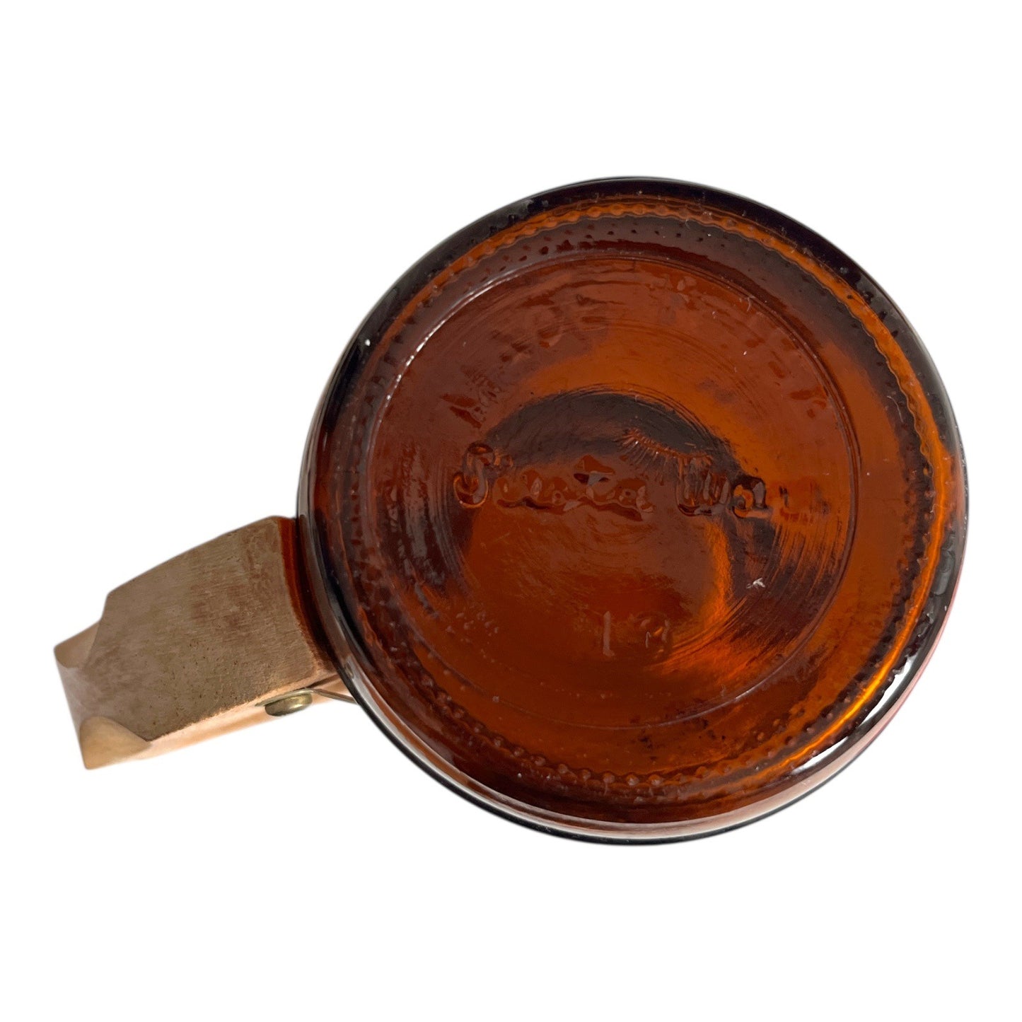 Vintage Siesta Ware Washington DC Souvenir Mug, Amber Glass Stein, Made in USA