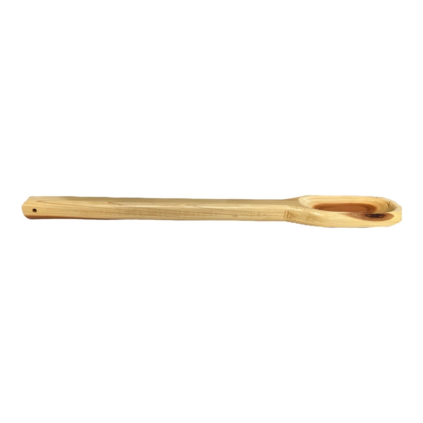 Vintage Handcrafted Wooden Scoop by Wilson Rhodes – Signed – 1980s–2000s – Hanging Handle