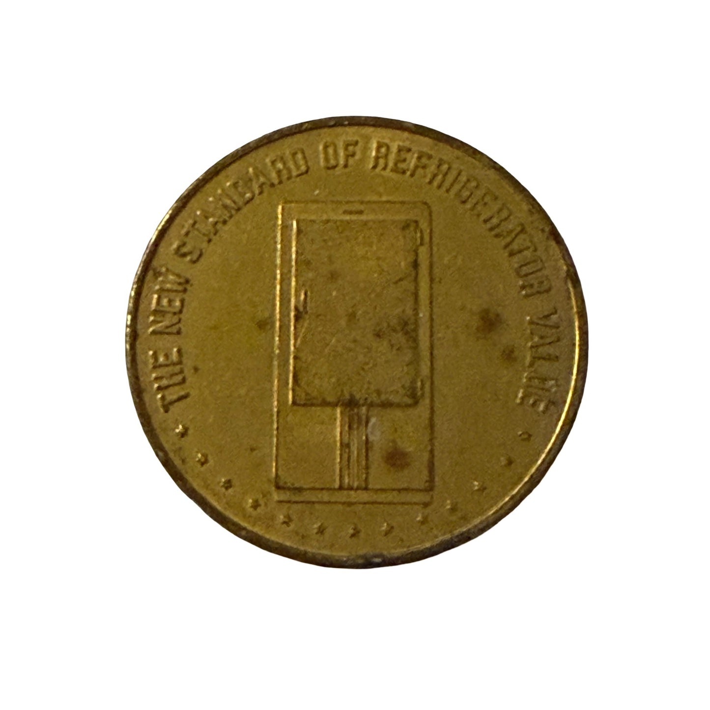 Vintage 1936 Westinghouse Golden Jubilee Refrigerator Advertising Token Brass