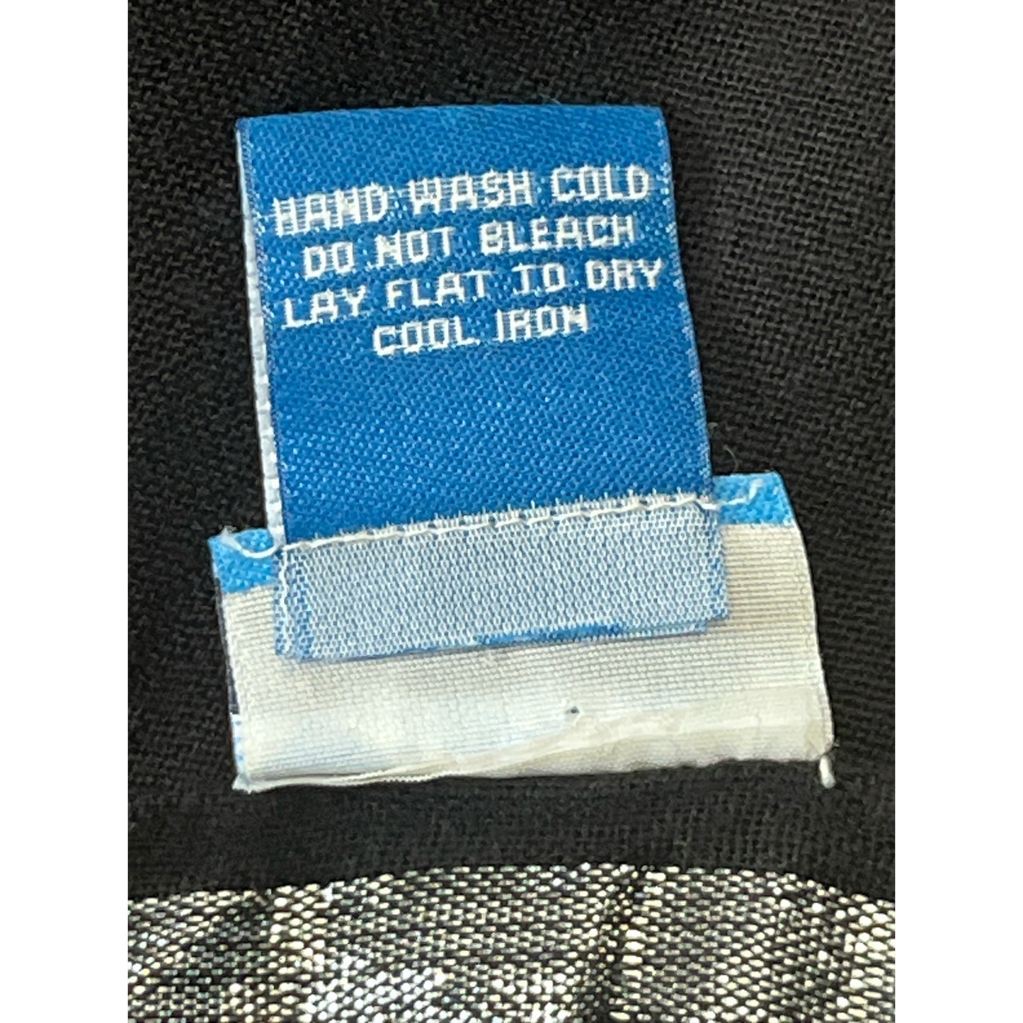 Y2K Soaked Black Silver Stripe Scarf Viscose Fringe Wrap Made in India