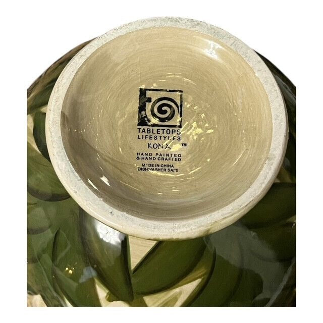 Vintage Tabletops Lifestyles Kona Ceramic Soup/Cereal Bowl – Handpainted – Discontinued – Small Chips
