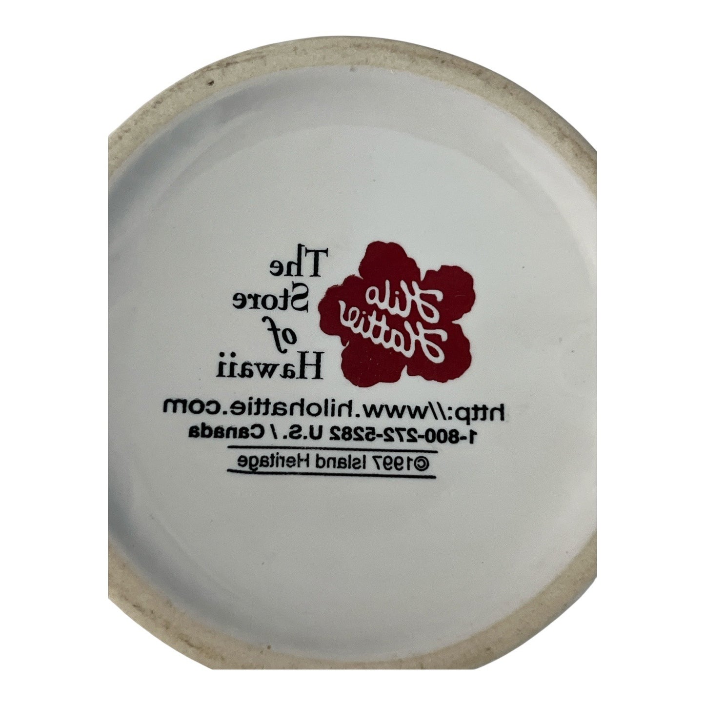 Hilo Hattie Hawaii Hibiscus Coffee Mug Pair 1996 1997 Island Heritage Souvenir