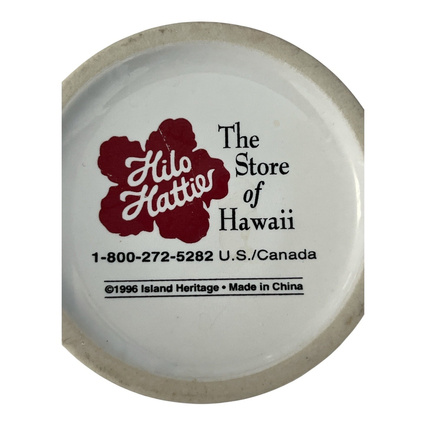 Hilo Hattie Hawaii Hibiscus Coffee Mug Pair 1996 1997 Island Heritage Souvenir