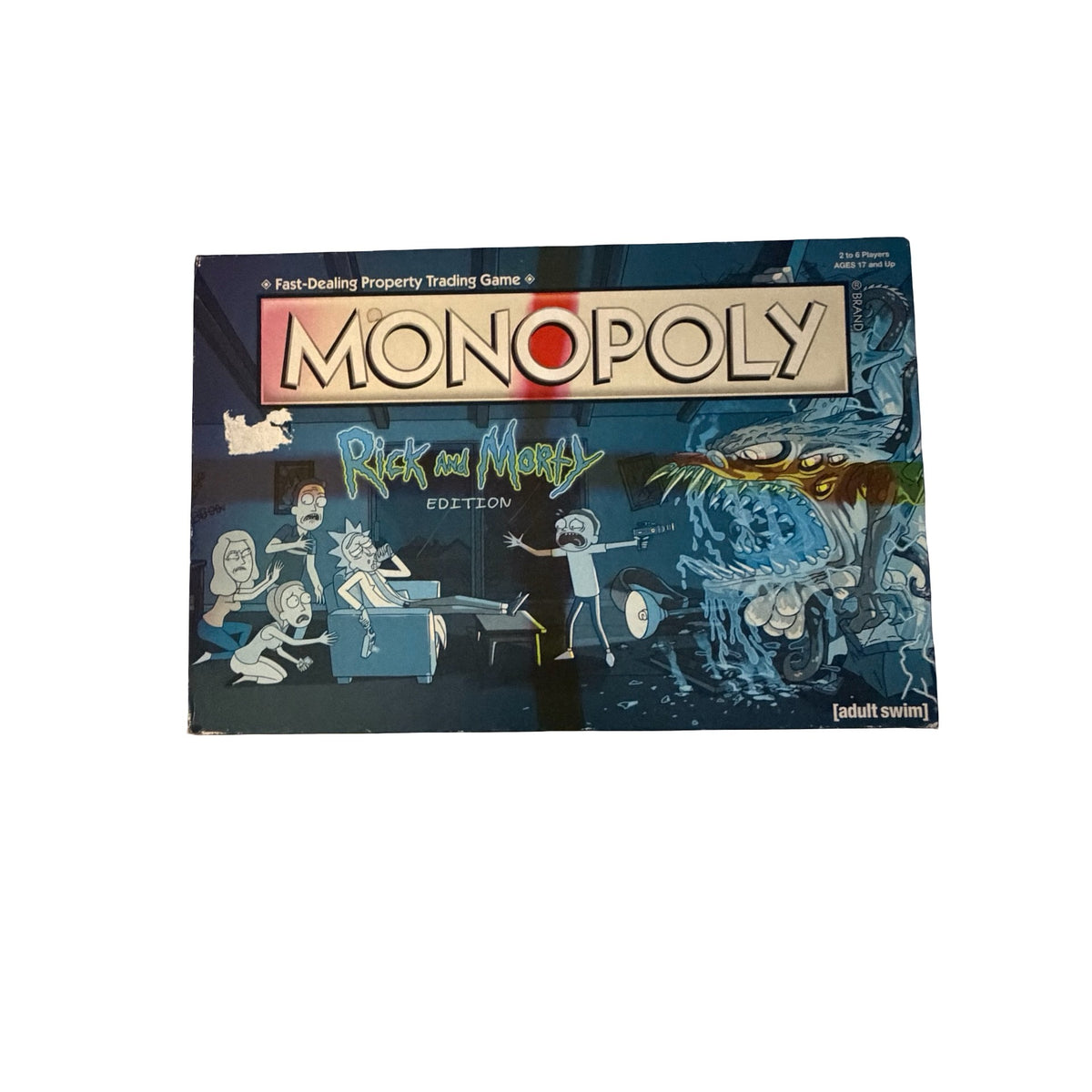 2016 Monopoly Rick and Morty Edition USAopoly Adult Board Game Appears Complete