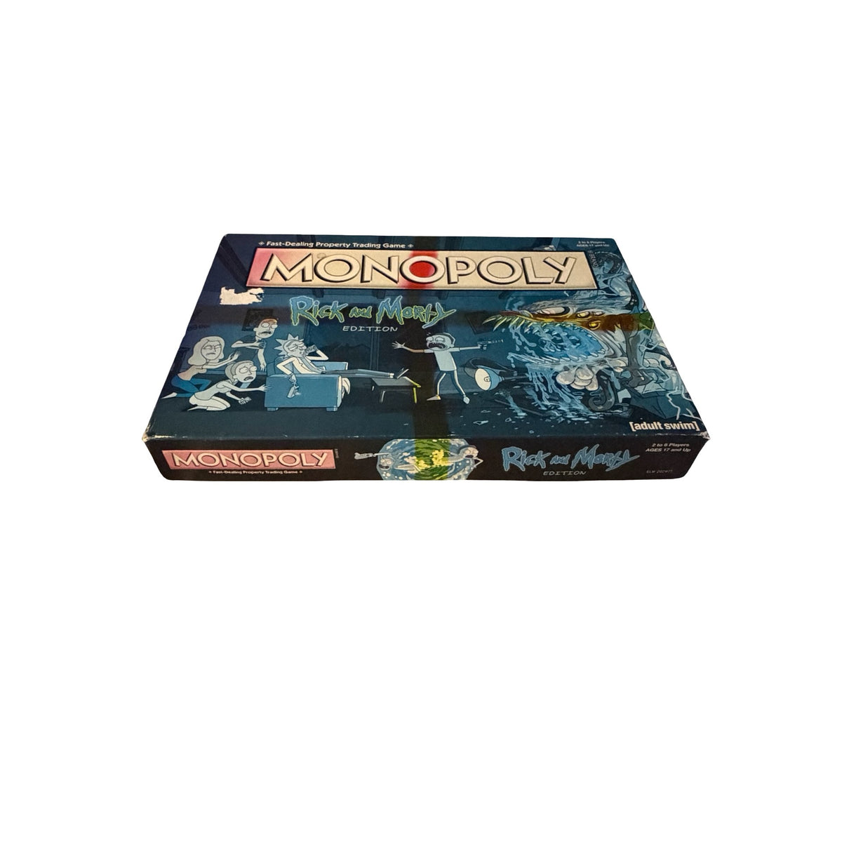 2016 Monopoly Rick and Morty Edition USAopoly Adult Board Game Appears Complete