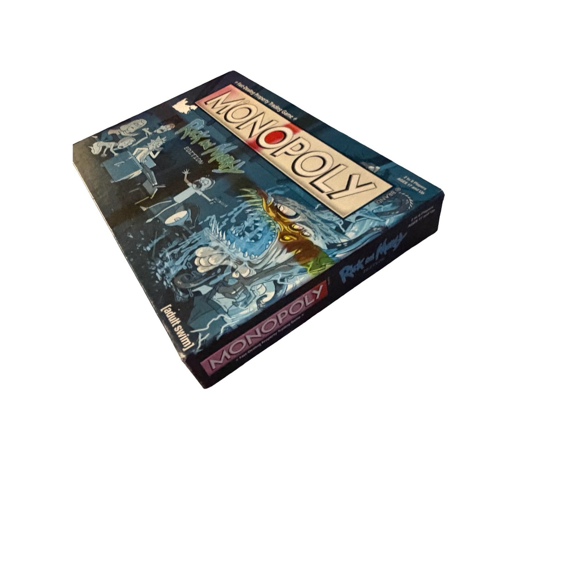 2016 Monopoly Rick and Morty Edition USAopoly Adult Board Game Appears Complete