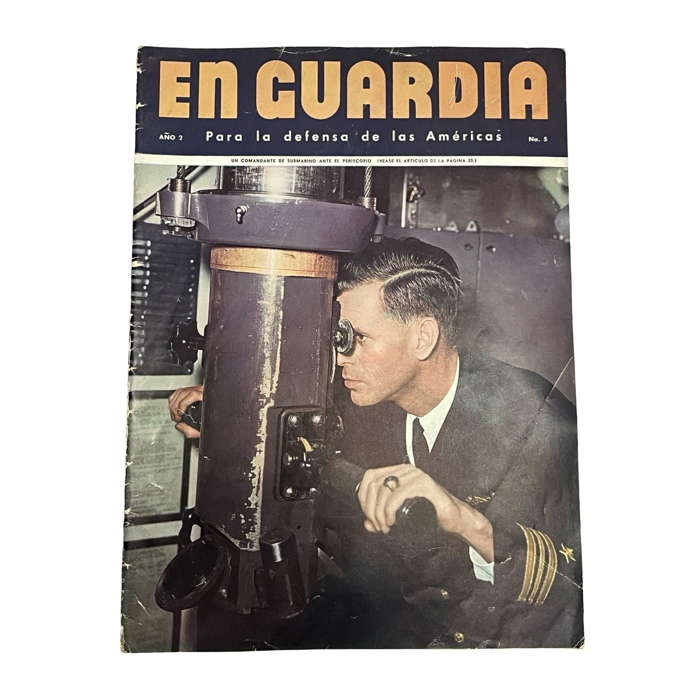 Vintage En Guardia Magazine Año 2 No. 5 Spanish WWII Propaganda Magazine