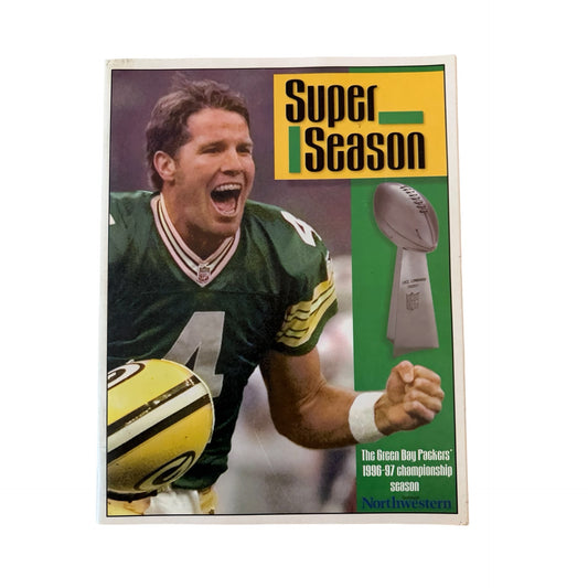 1997 Green Bay Packers Super Bowl XXXI Super Season Brett Favre Championship Program Book