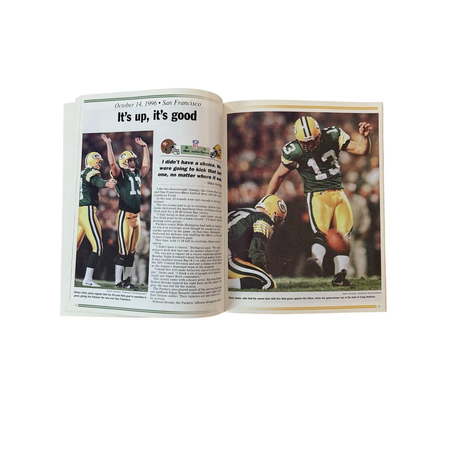 1997 Green Bay Packers Super Bowl XXXI Super Season Brett Favre Championship Program Book