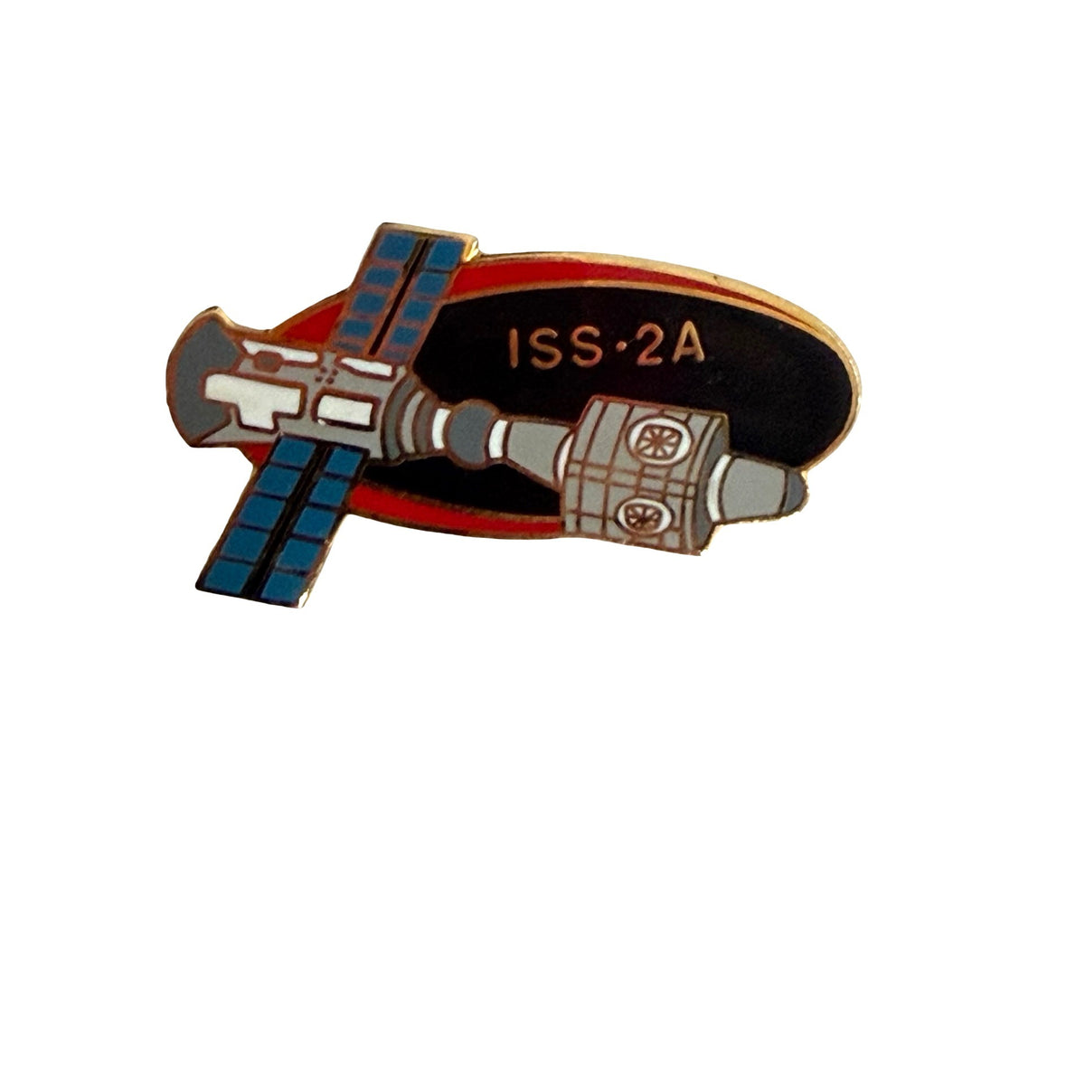 Vintage 1998 NASA ISS-2A STS-88 Space Flight Awareness Mission Lapel Pin